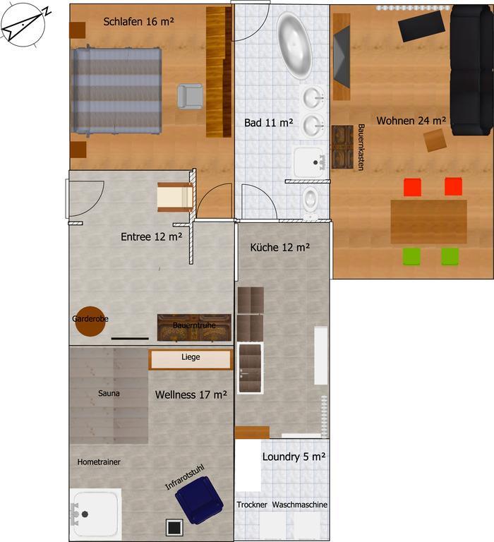 Gerda Wellness Apartment Grinzens エクステリア 写真